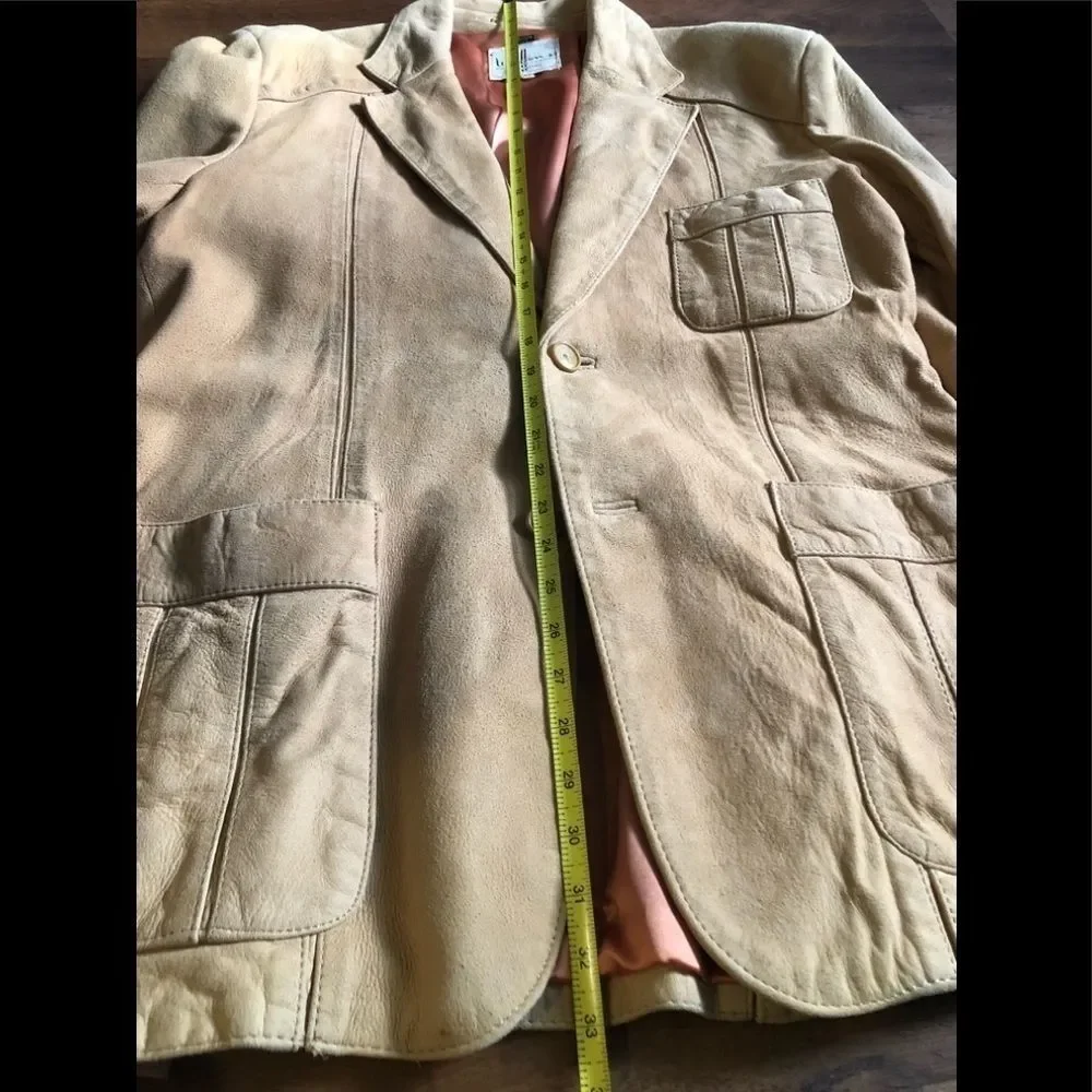 vintage wilsons leather suede jacket blazer - Picture 10 of 10